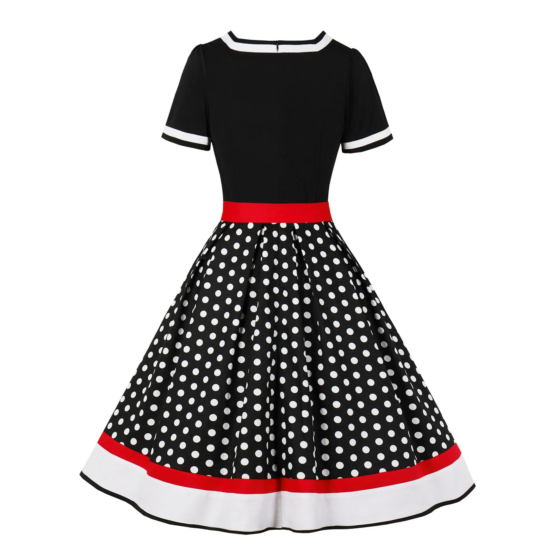 1950s Floral Patchwork Dress