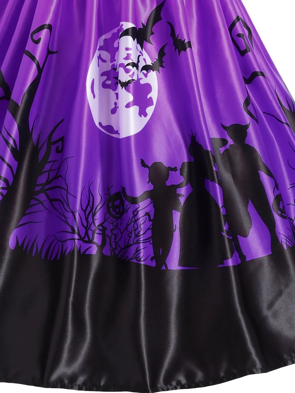 1950s Halloween Patchwork Dress