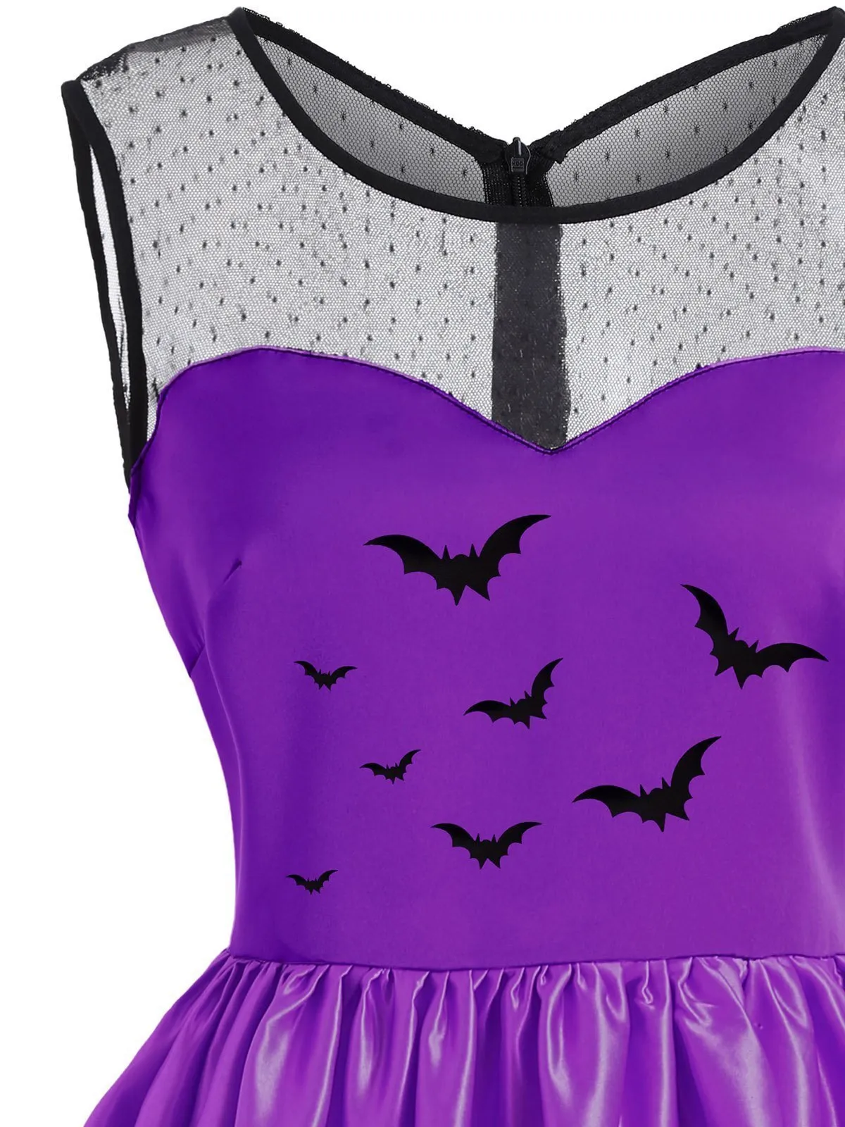 1950s Halloween Patchwork Dress