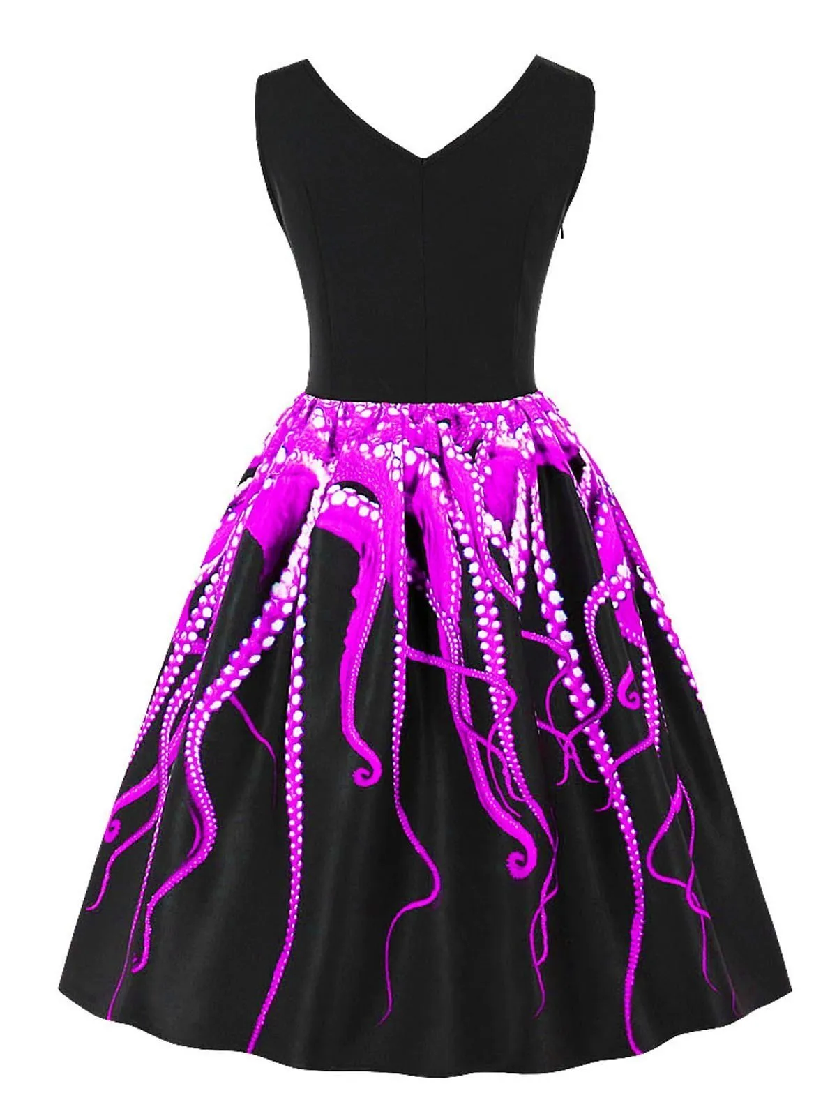 1950s Octopus Pendulum Swing Dress