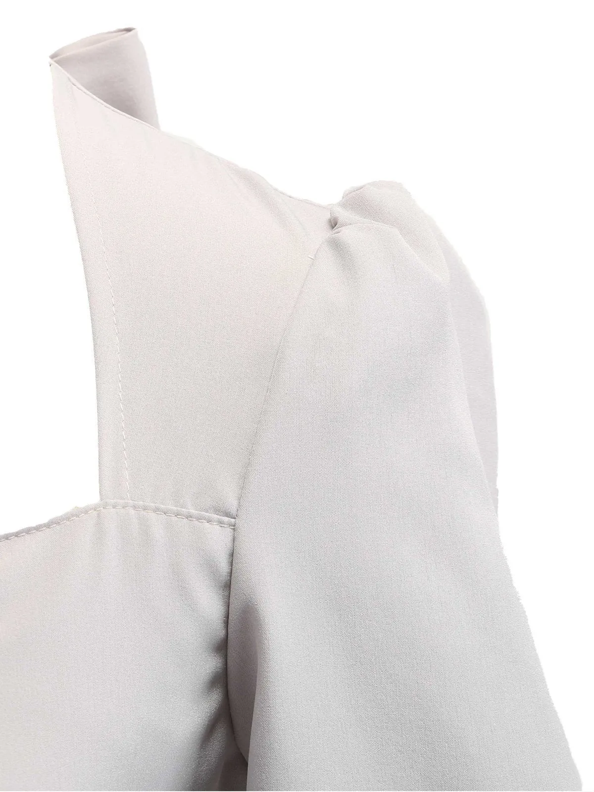 1950s Solid 3/4 Sleeve Dress