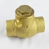 2" CXC Brass Swing Check Valve, Lead Free