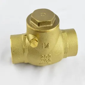 2" CXC Brass Swing Check Valve, Lead Free