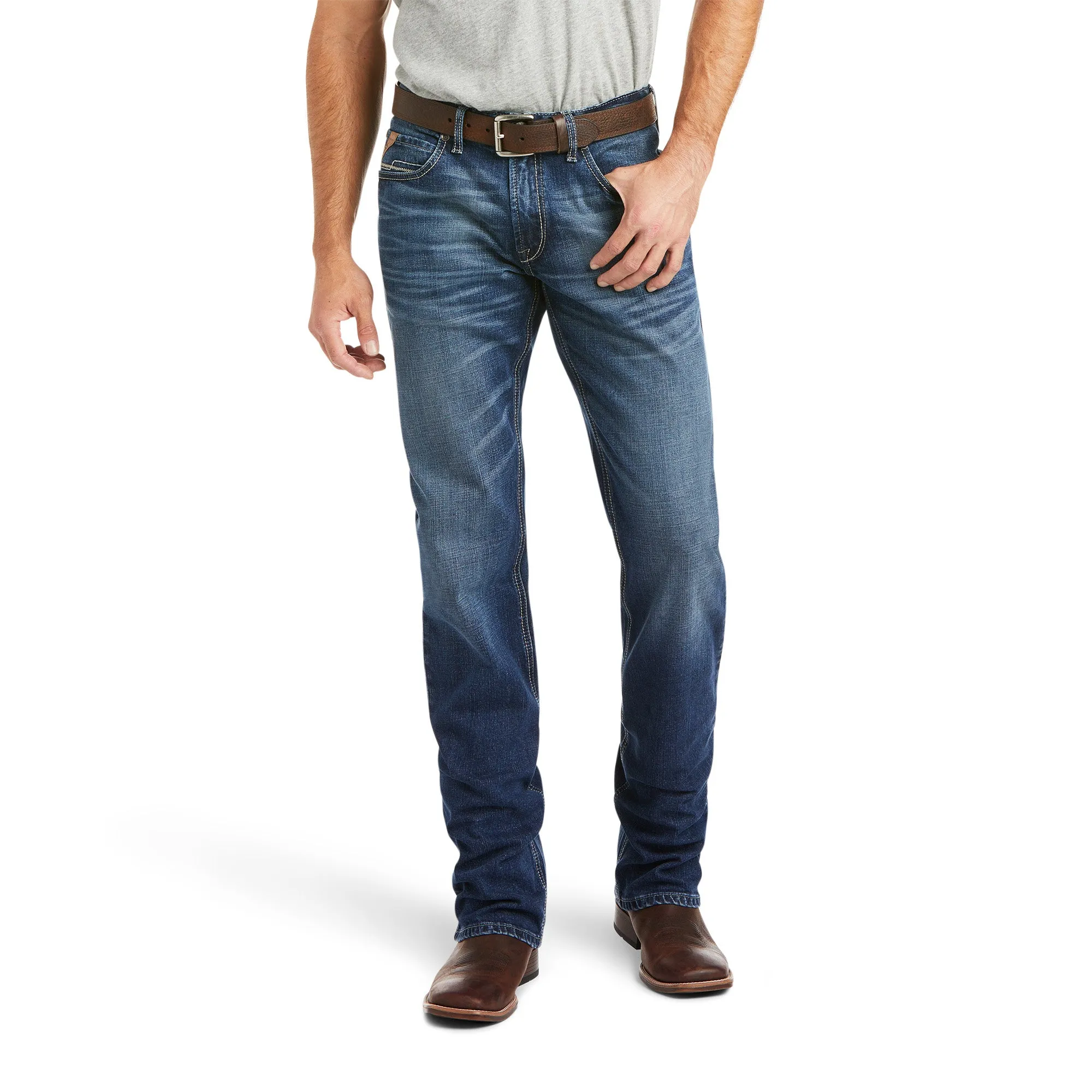 Ariat® Men's M4 Clovis Stretch 3D Stackable Straight Leg Jeans 10037968