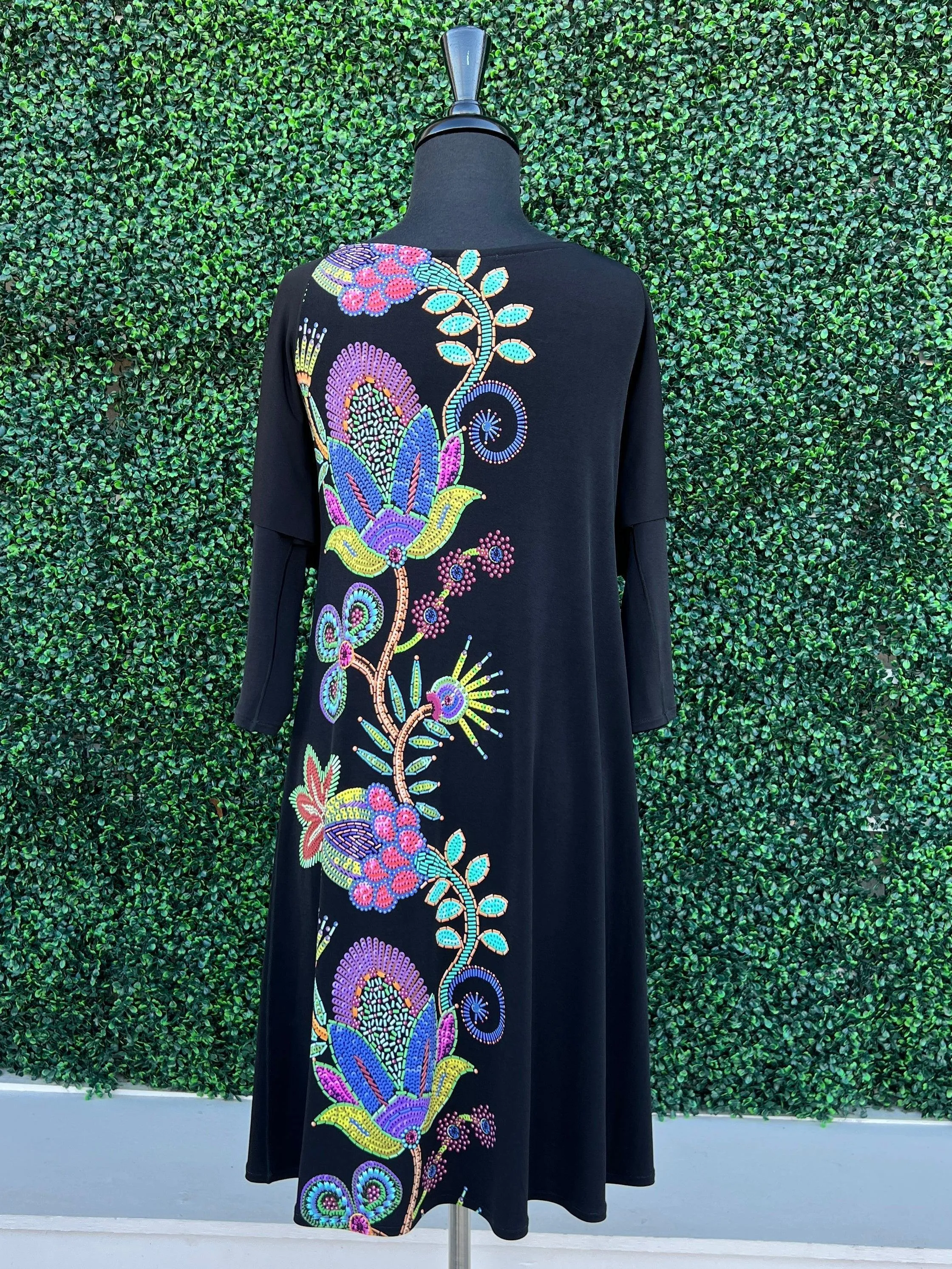 Beaded Cascade Dress