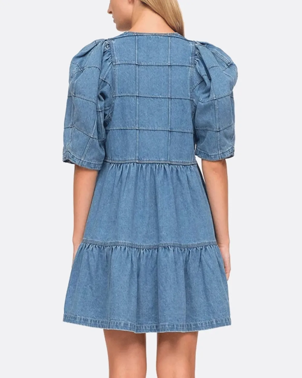 Blue Dagmar Denim Puff Sleeve Dress