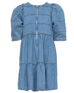 Blue Dagmar Denim Puff Sleeve Dress