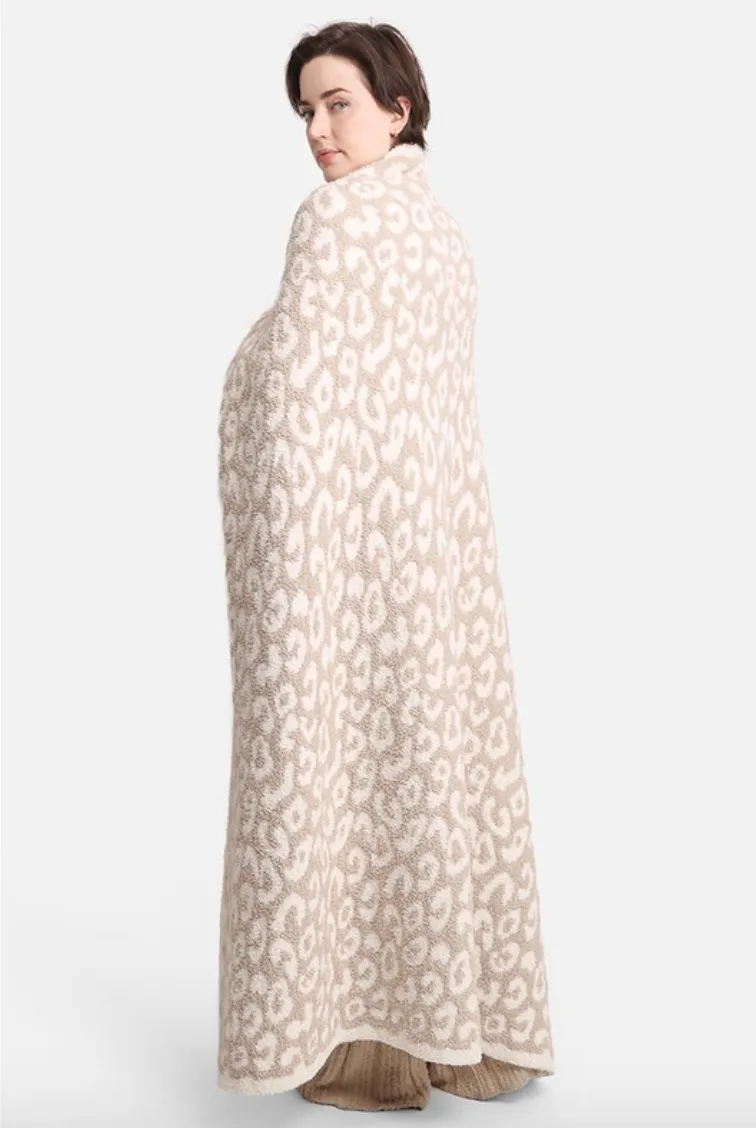 Comfy Luxe Leopard Blanket