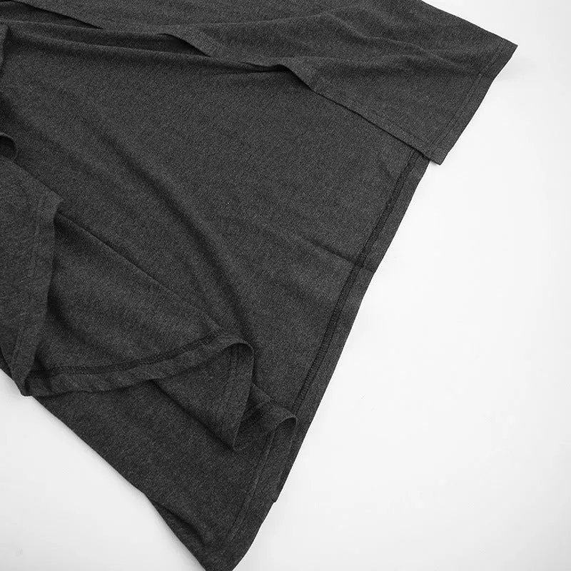 Delicate Asymmetric Pendulum Knitted Dress