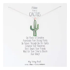 Delicate Desert Cactus Necklace