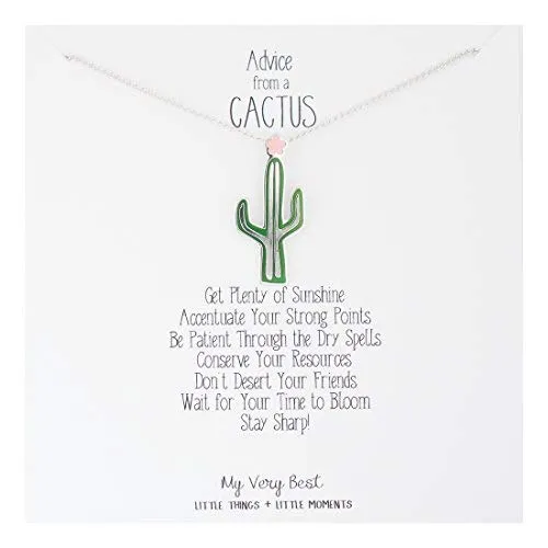 Delicate Desert Cactus Necklace