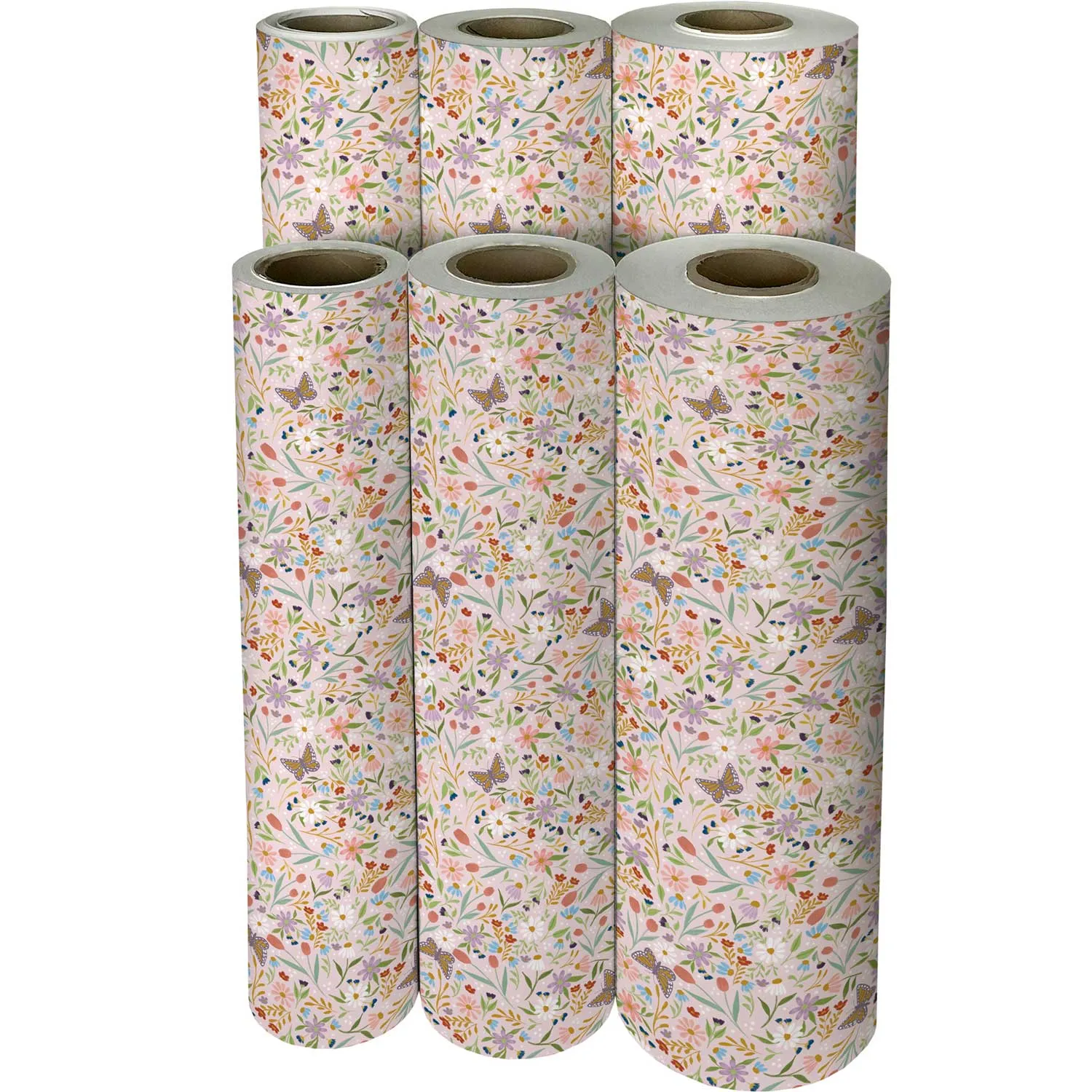 Delicate Floral Gift Wrap
