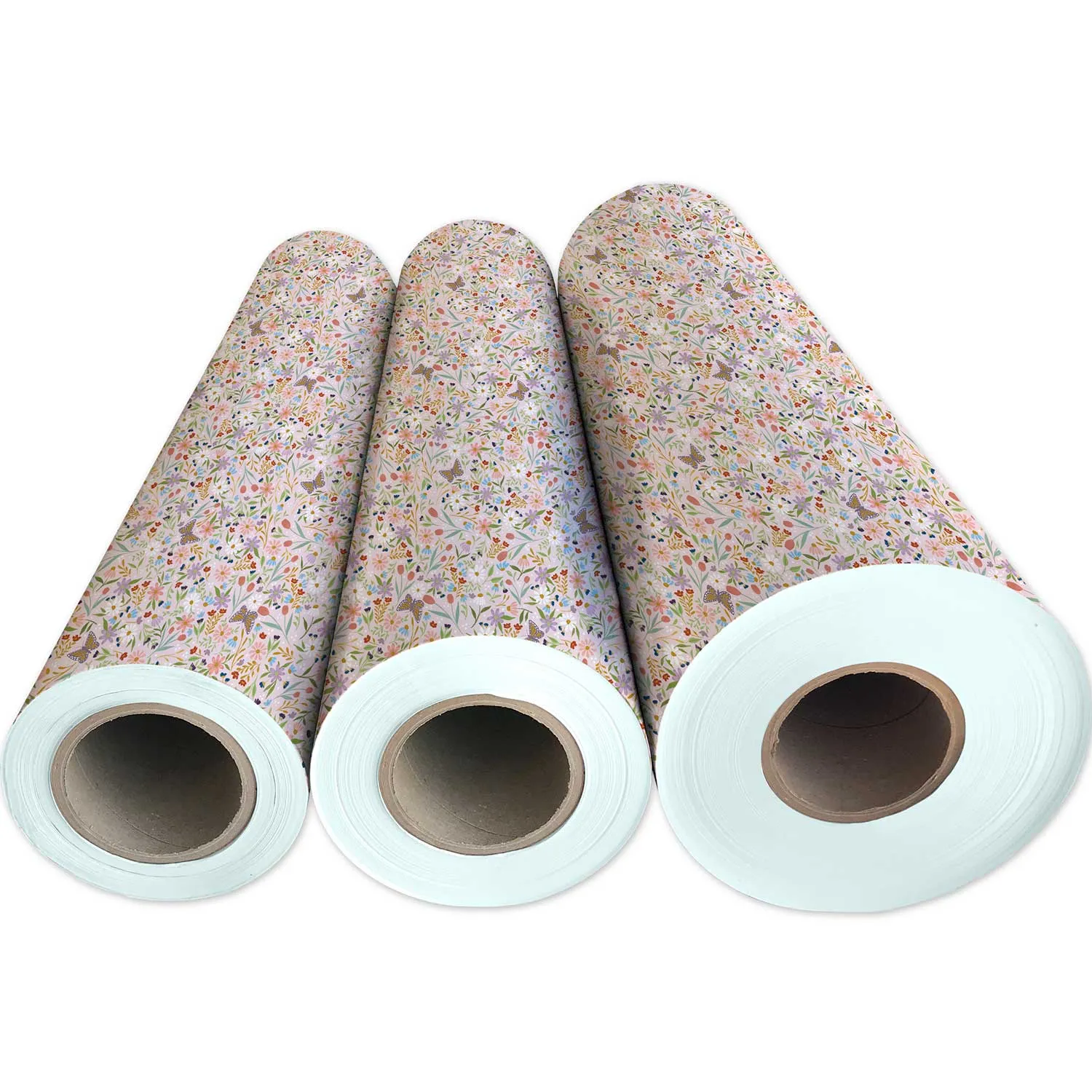 Delicate Floral Gift Wrap