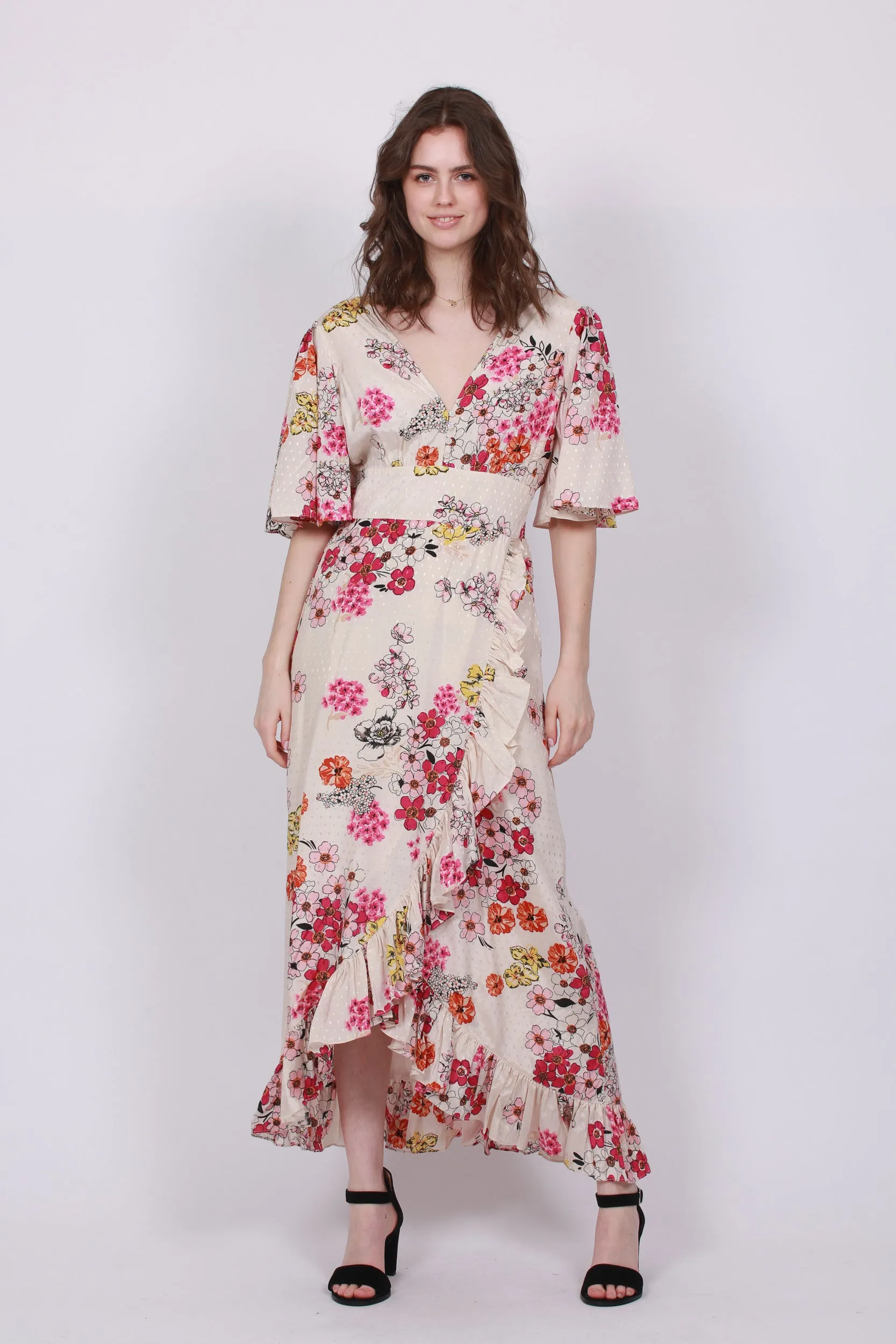 Delicate Wrap Gown - Cherish