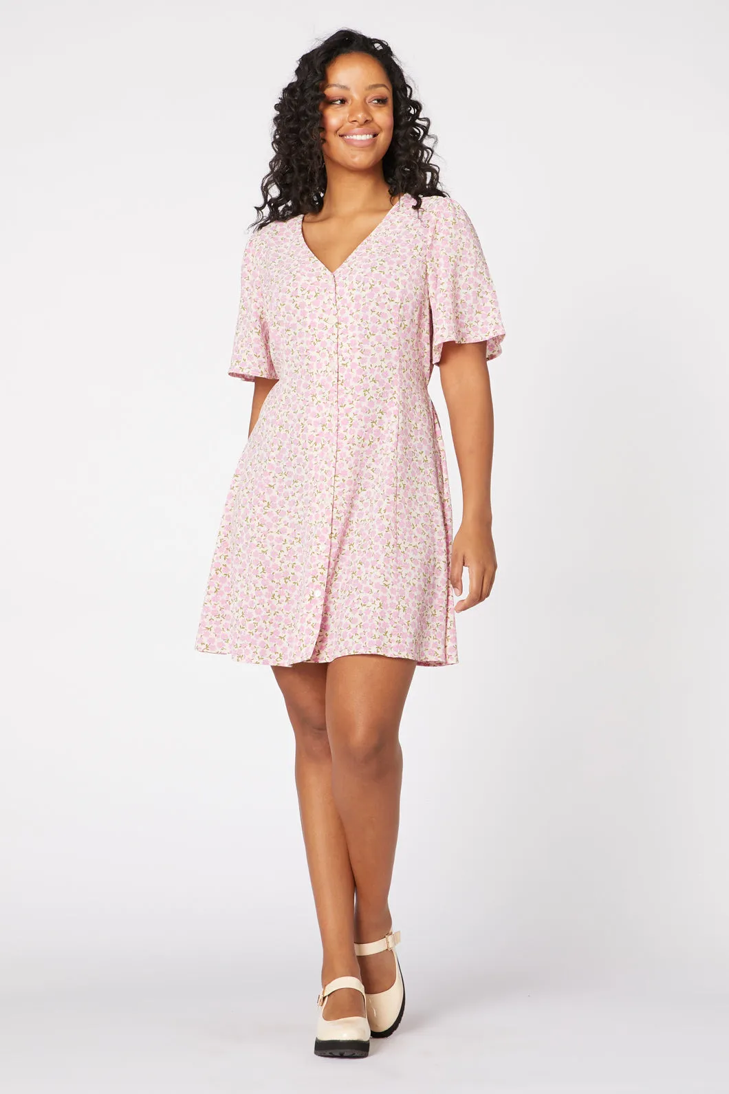 Elsa Ditsy Mini Dress