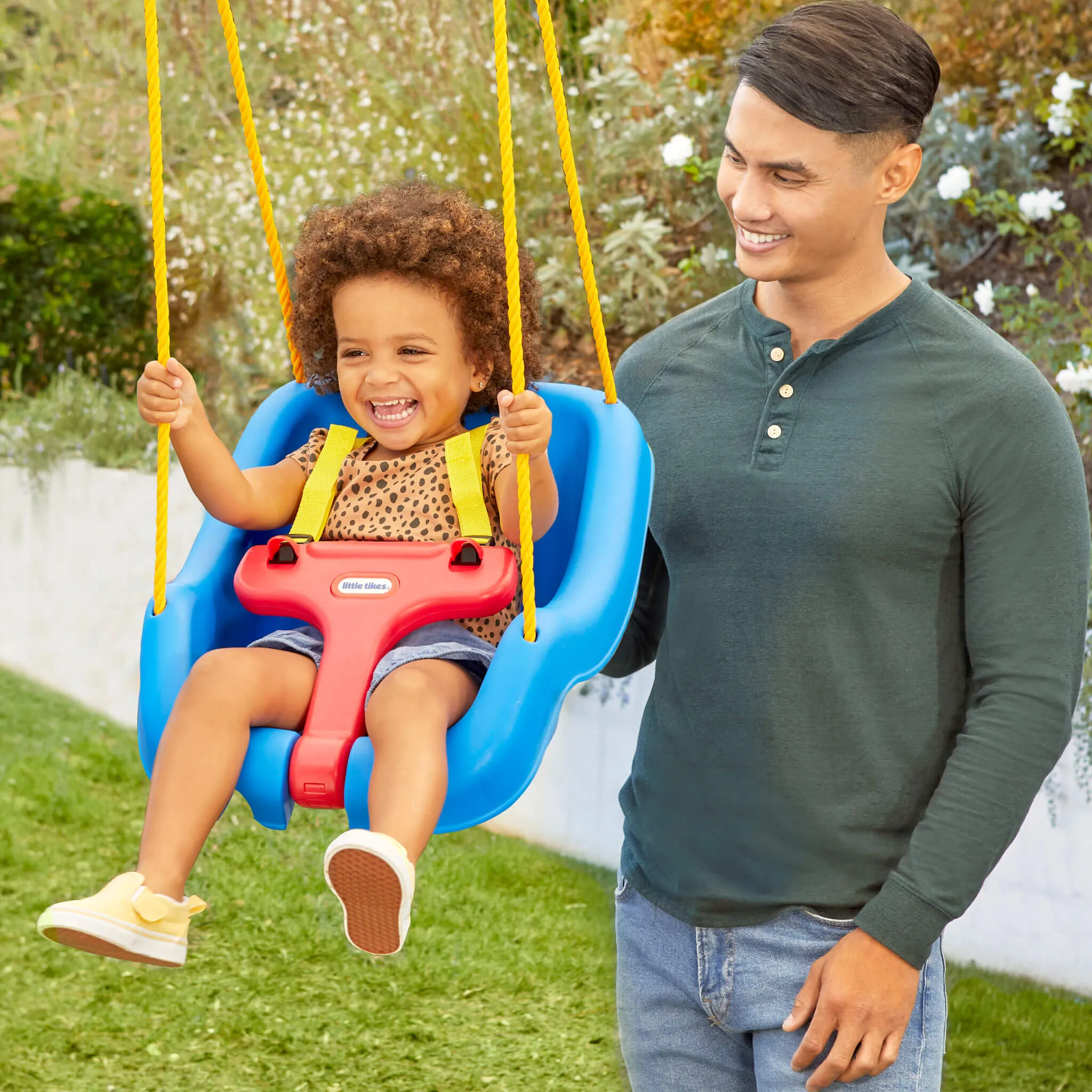 Little Tikes 2-in-1 Snug 'n Secure Swing - Blue