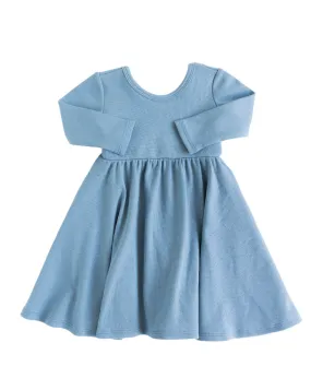 long sleeve swing dress CO - whale