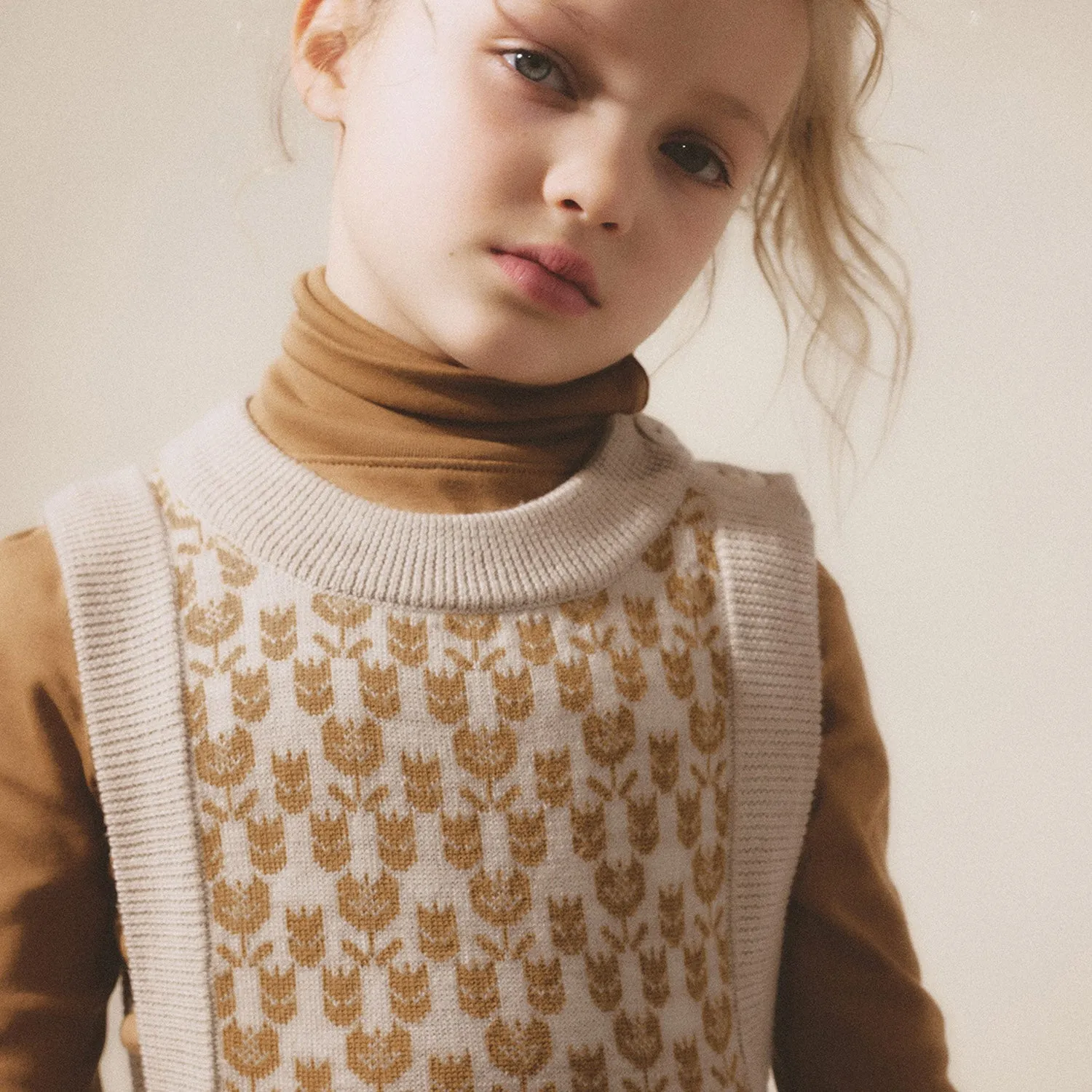 Merino Wool Matilda Dress - Spice
