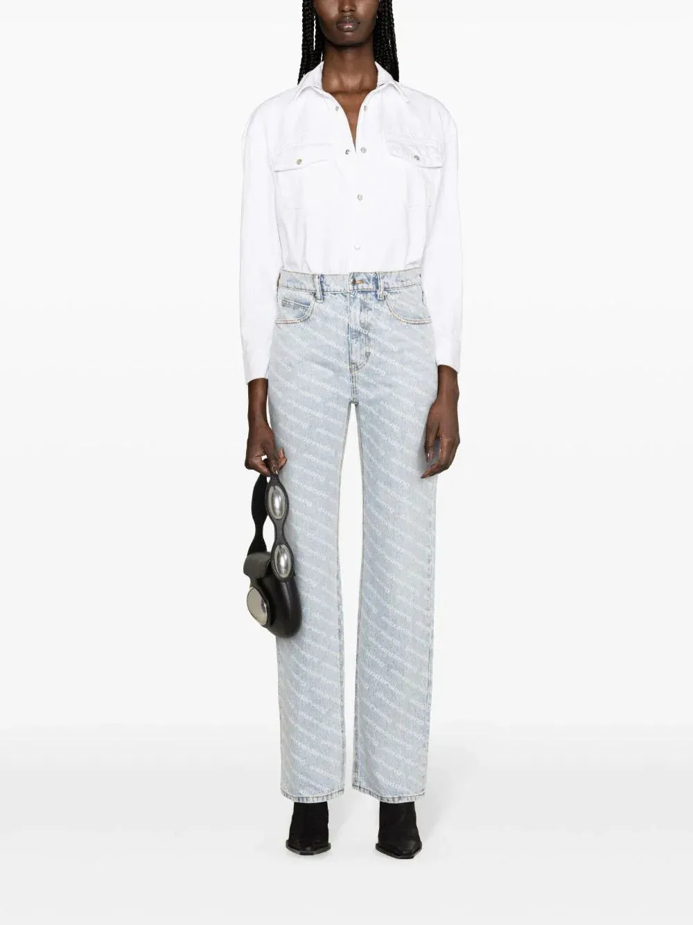 Middle Rise Relaxed Pebble Jeans