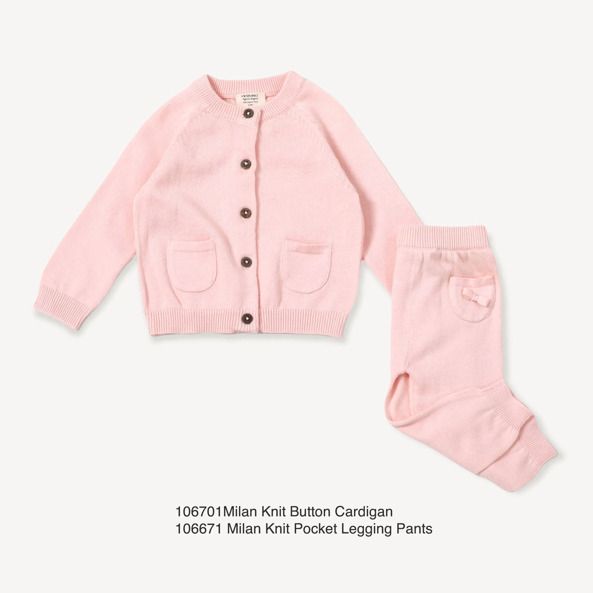Milan Knit Pants with Pocket (Organic Cotton) 8 Colors