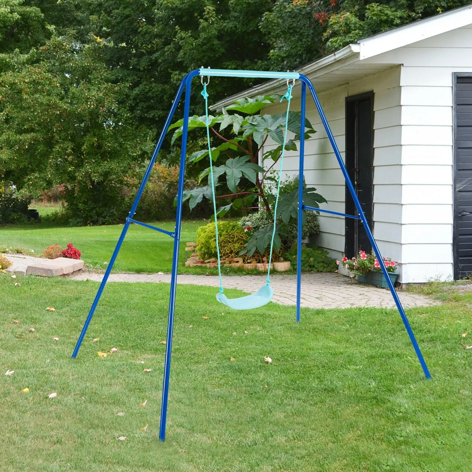 Outdoor Backyard Swing Set