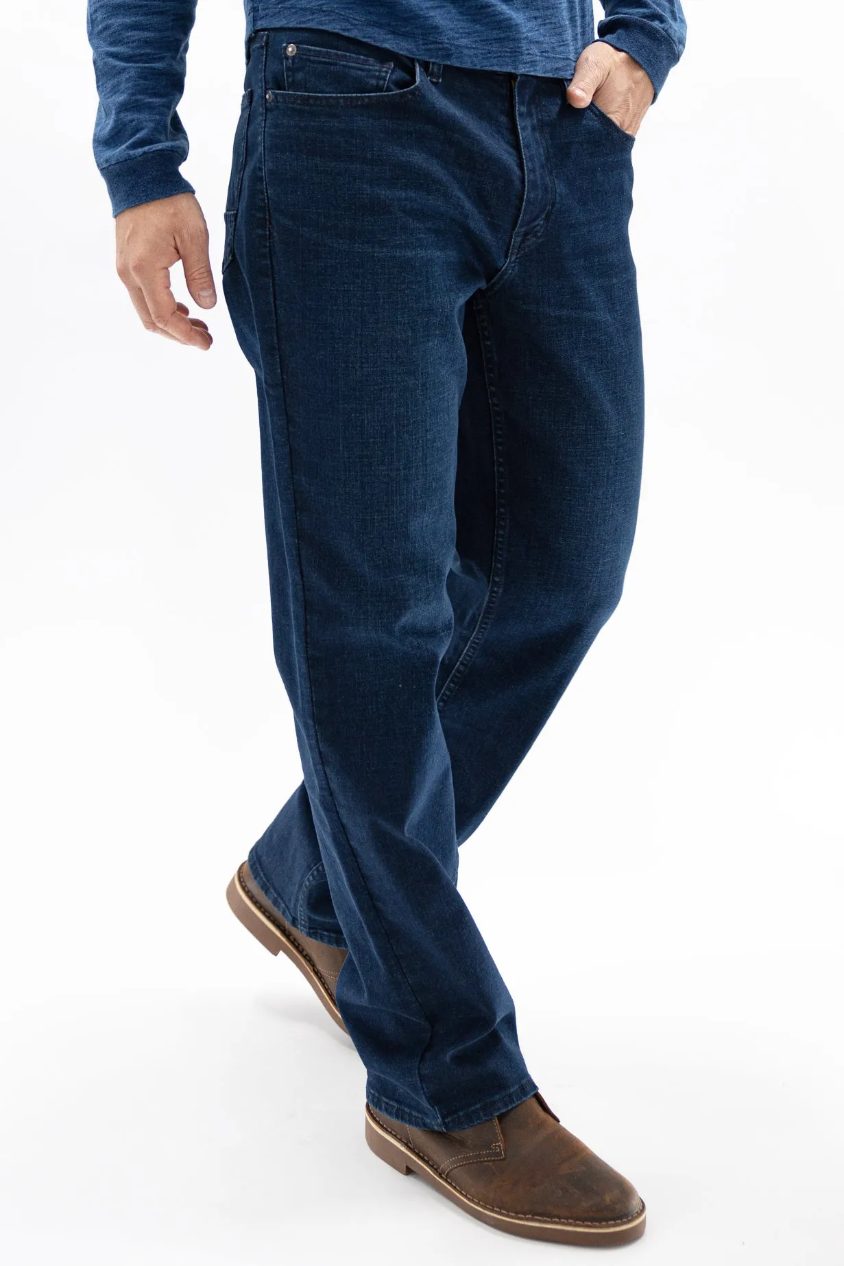 Relaxed Straight Jean - Rocky Face