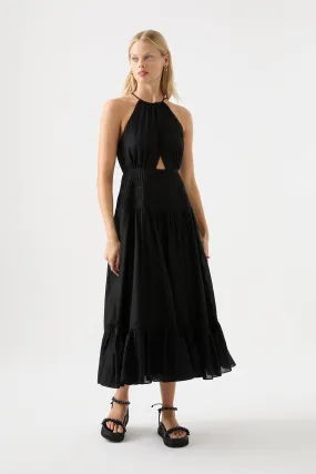 Renata Eyelash Midi Dress