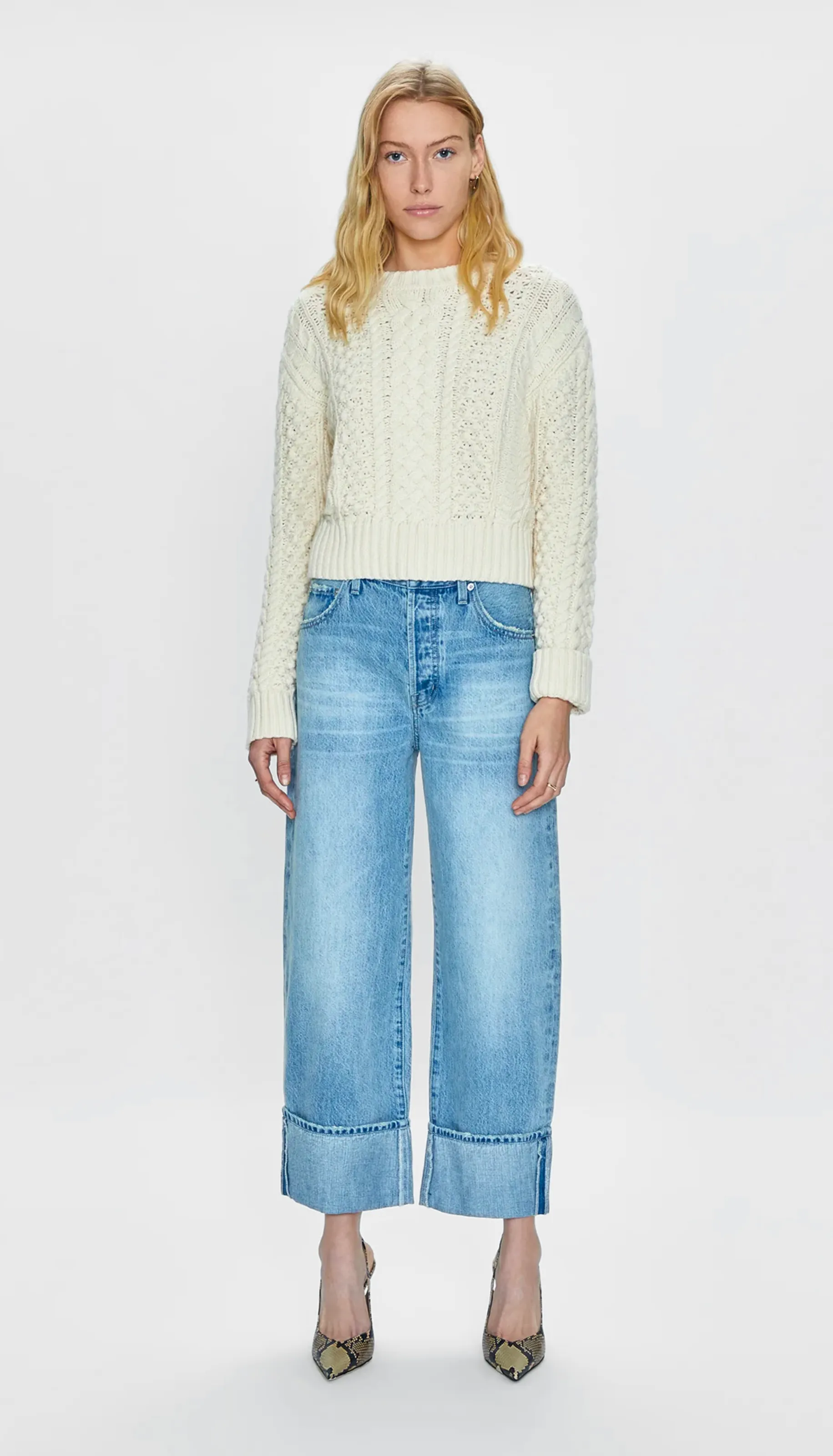 Ryder High Rise Cuffed - Essex