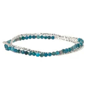 SCOUT DELICATE STONE WRAP BRACELET APATITE