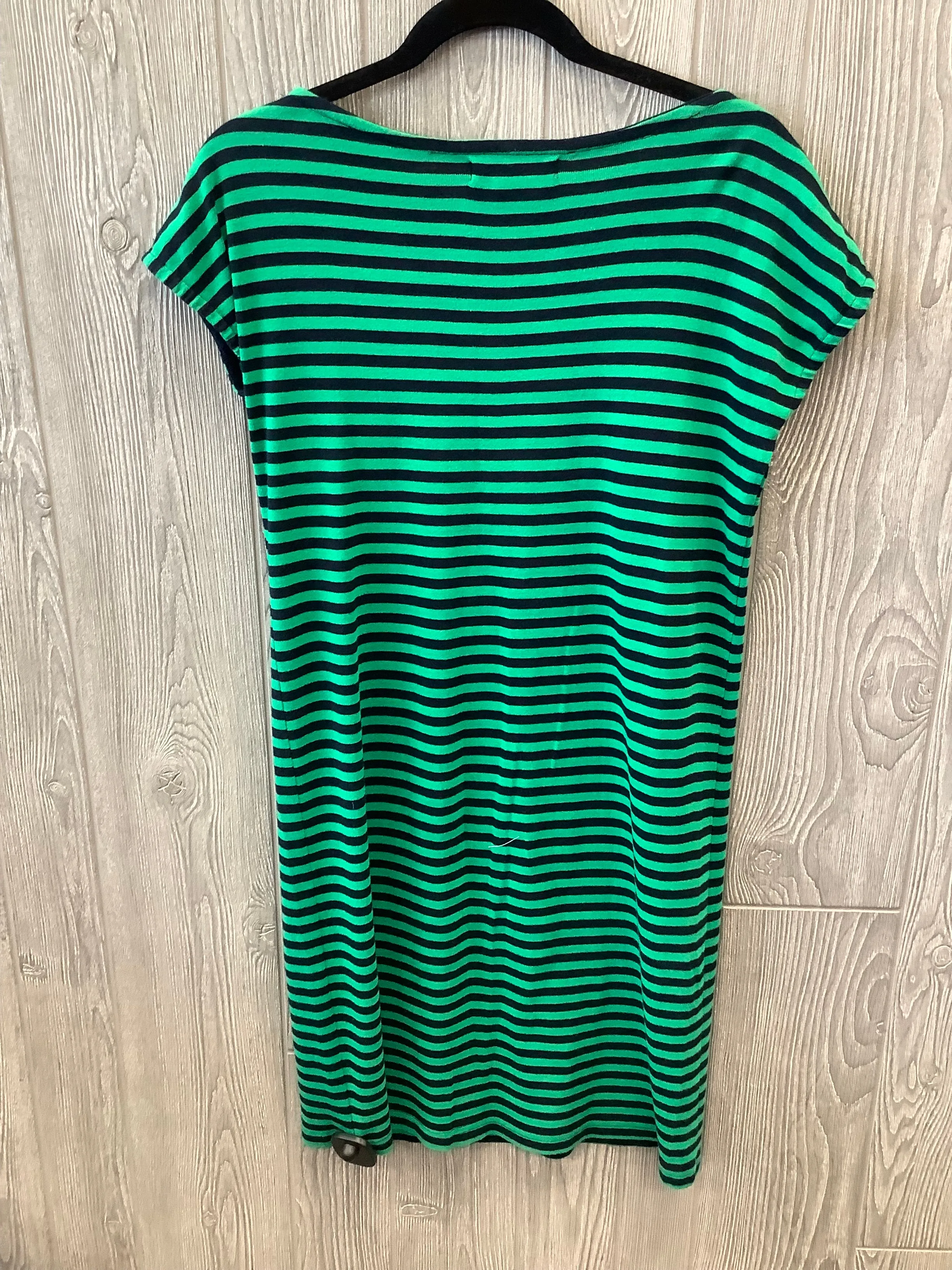 Striped Pattern Dress Casual Midi Clothes Mentor, Size S